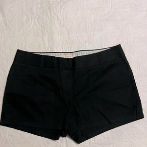 J. Crew Black Shorts 3” Inseam Size 8